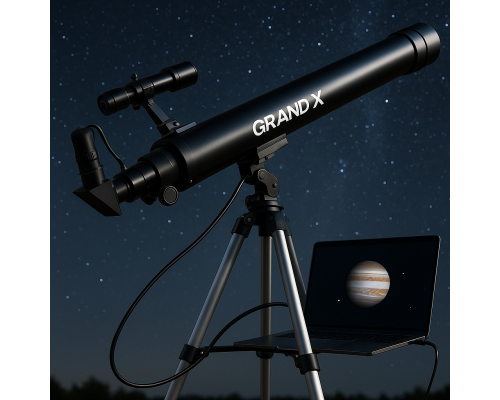 Телескоп Grand X 800/60 з астрокамерою